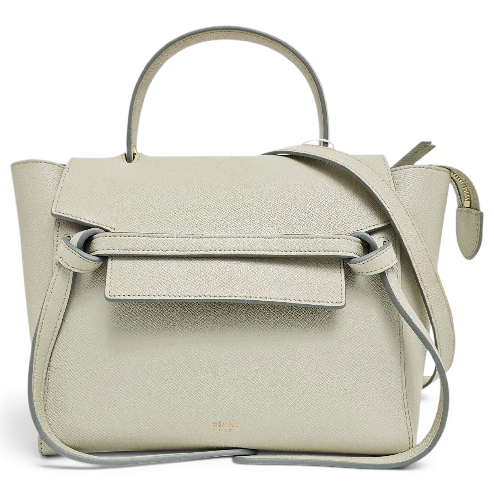 Belt leather handbag