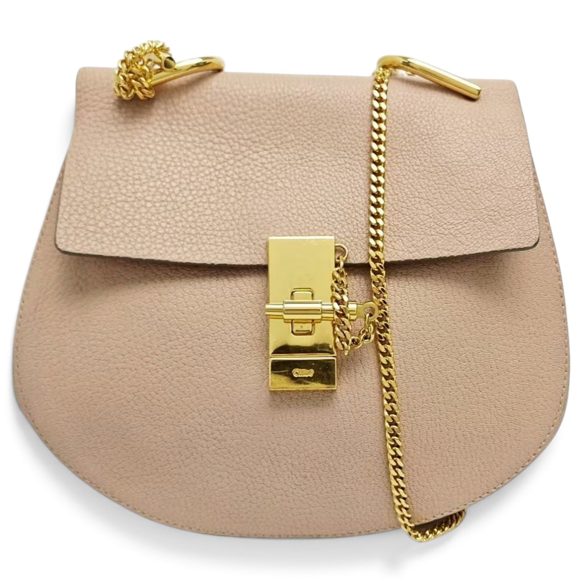 Drew leather handbag