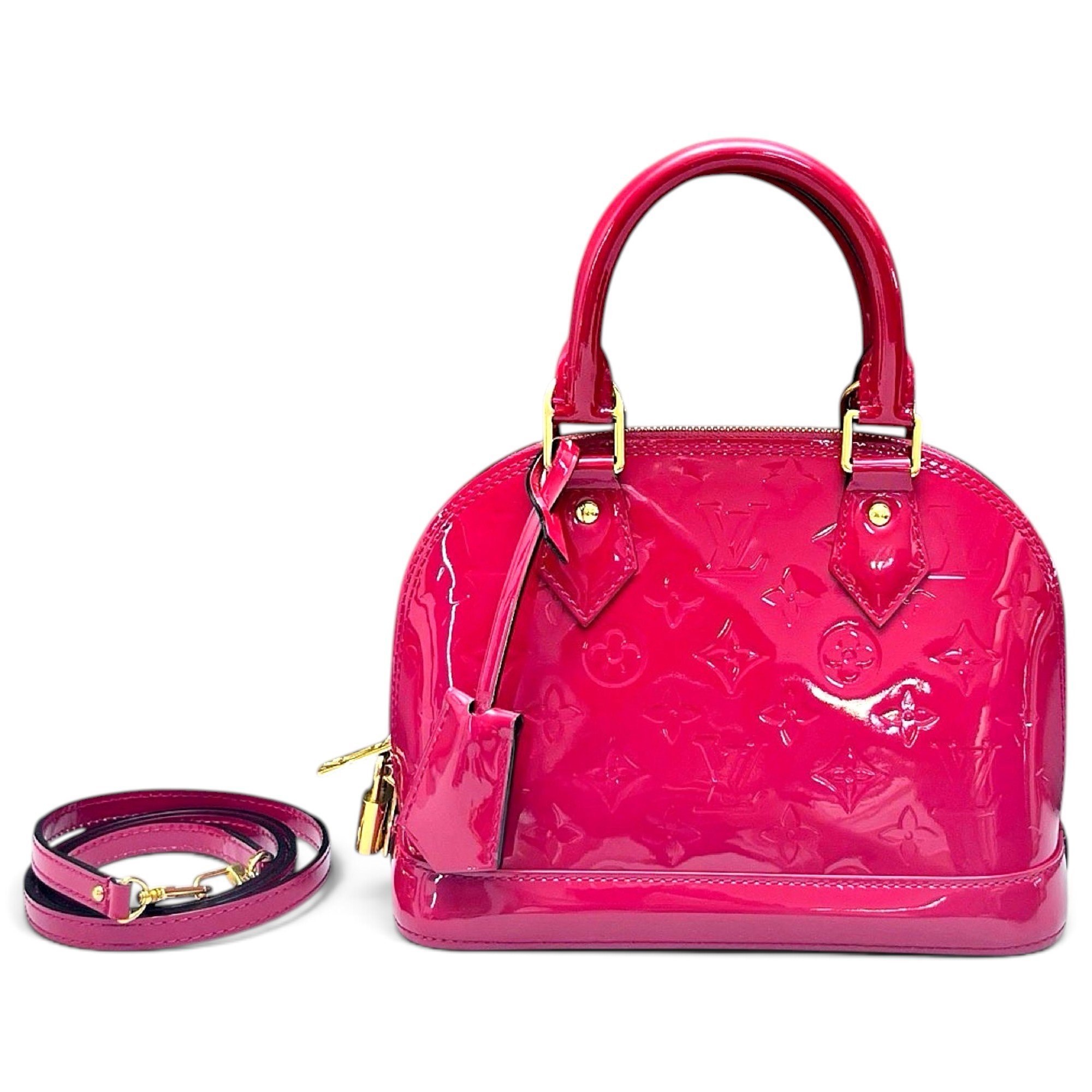 Alma BB patent leather handbag