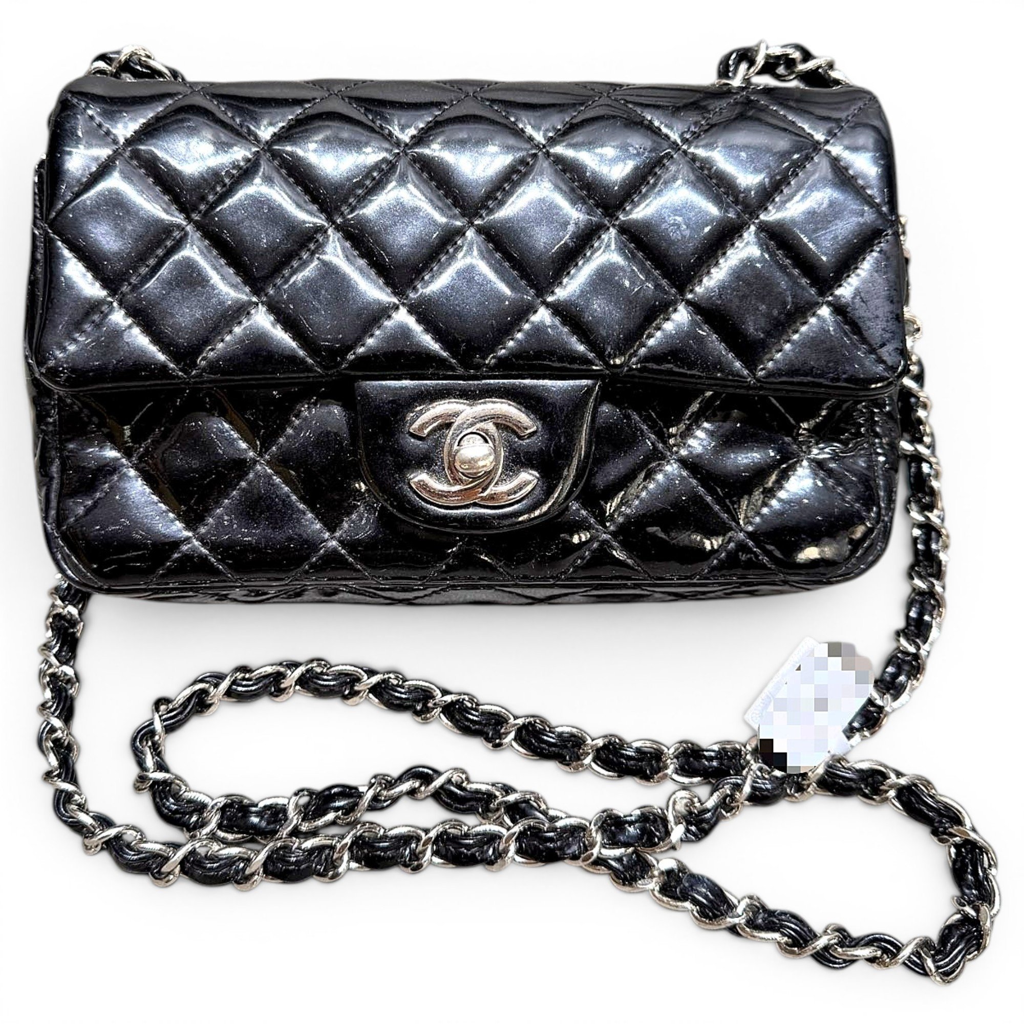 Timeless/Classique patent leather handbag