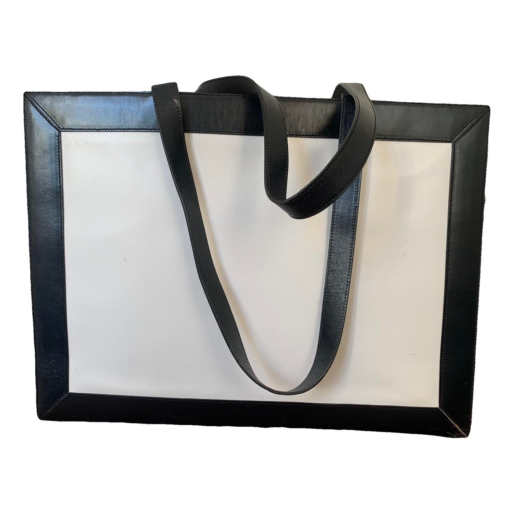 Leather tote