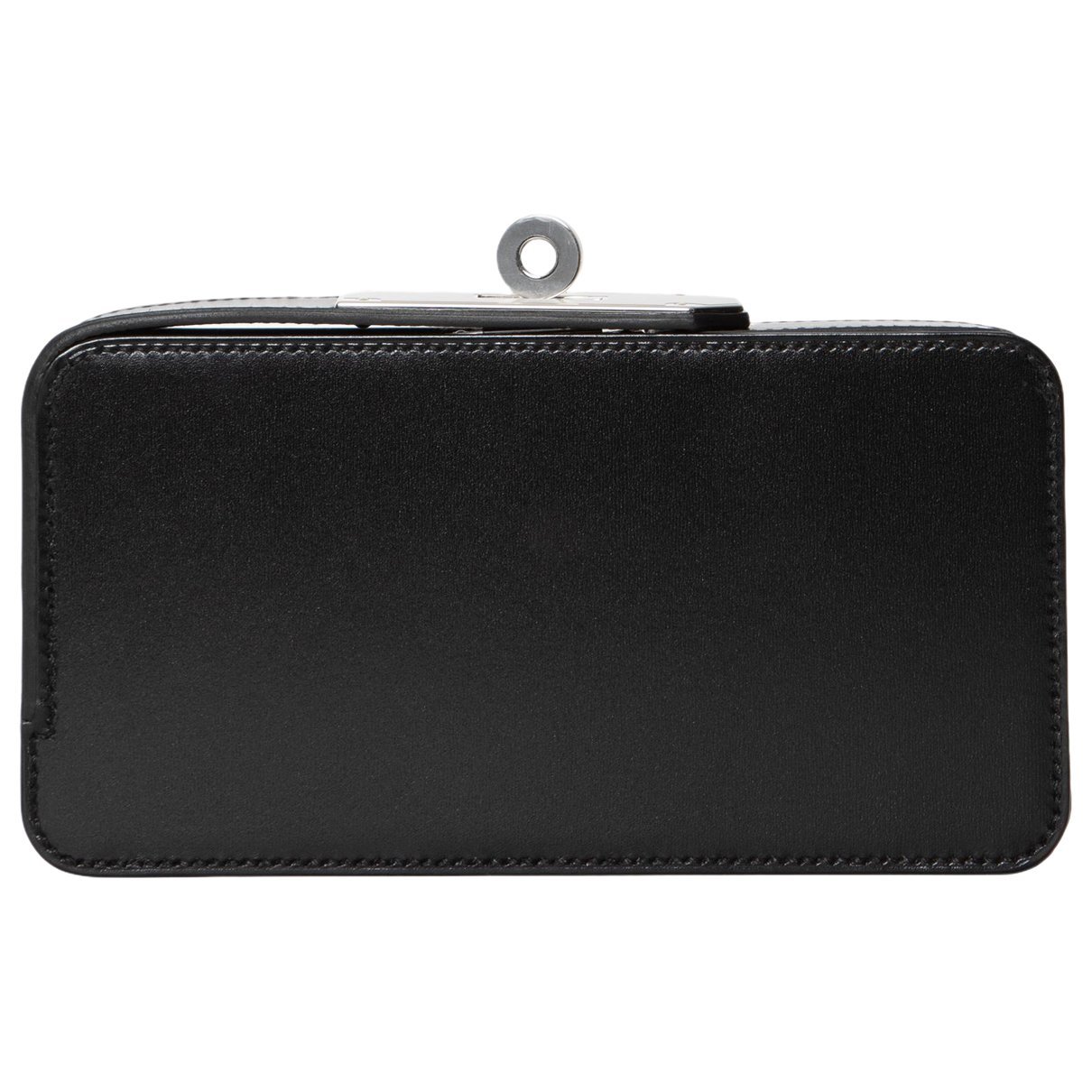 Leather clutch bag