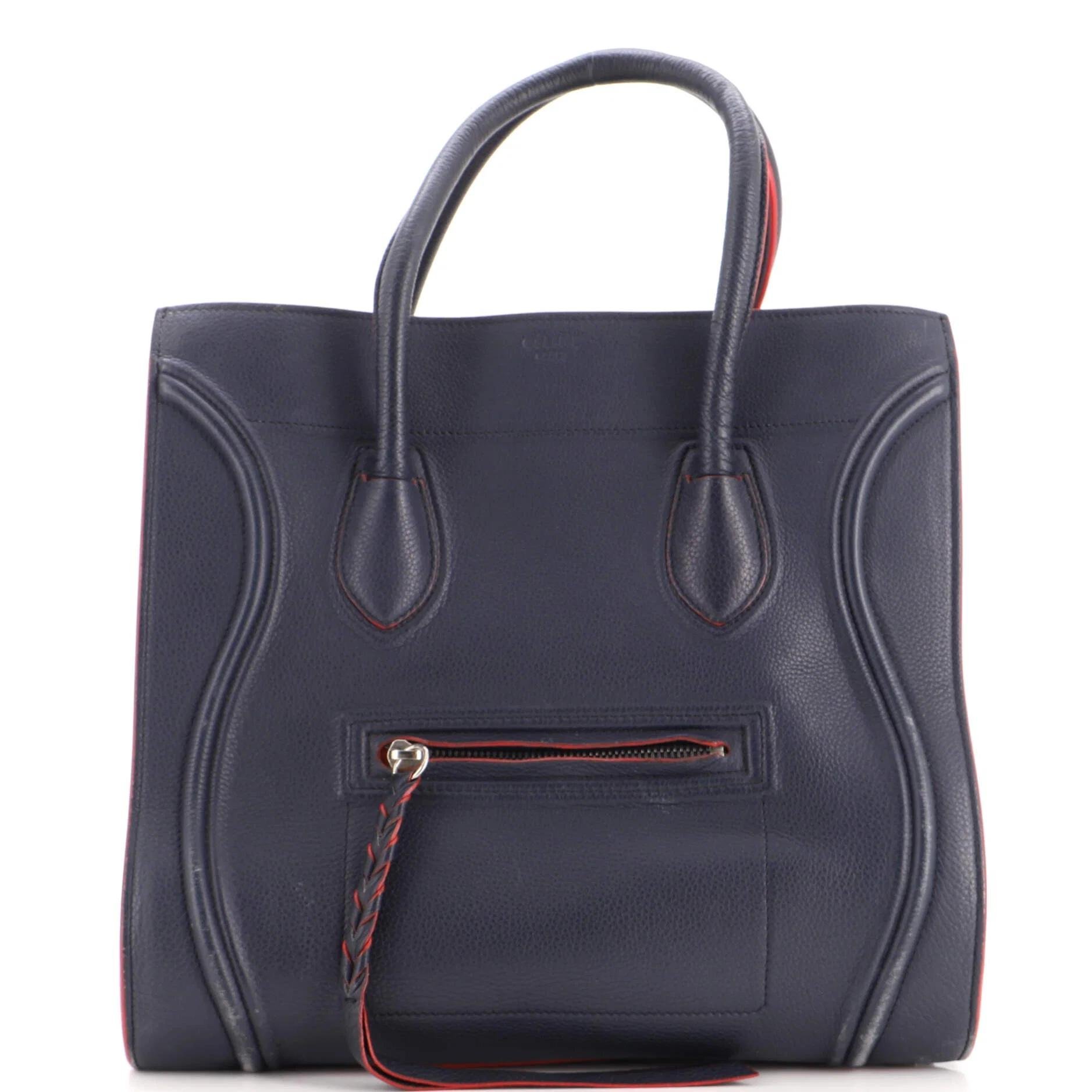 Leather tote