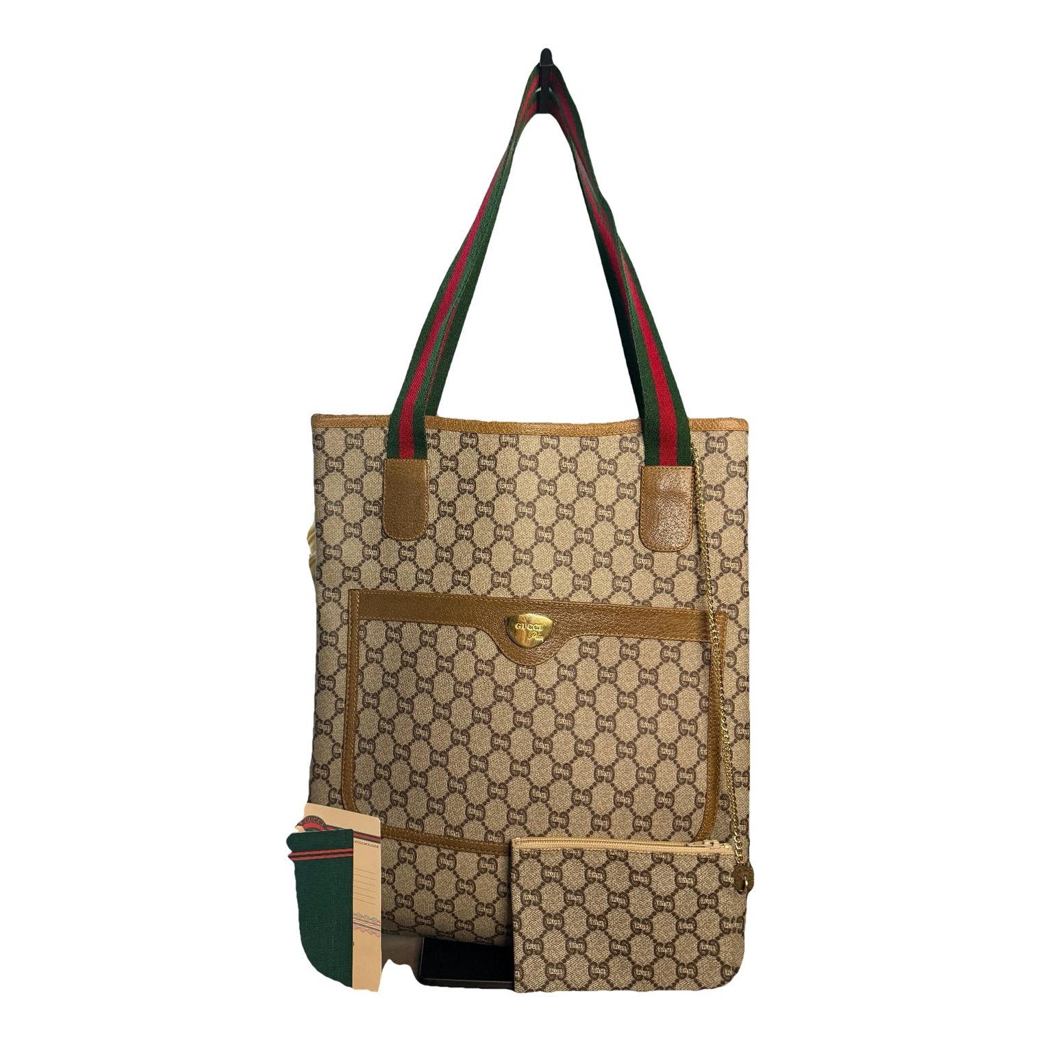 Leather tote