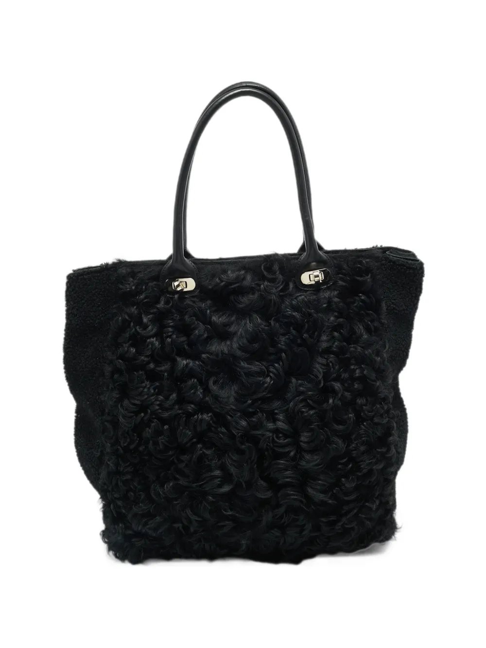 2011 shearling tote bag