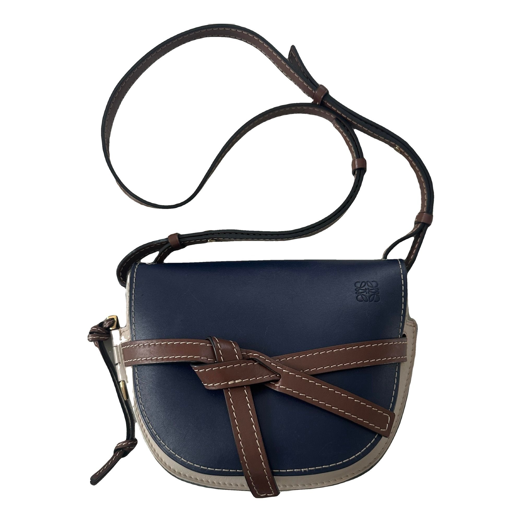 Gate leather crossbody bag