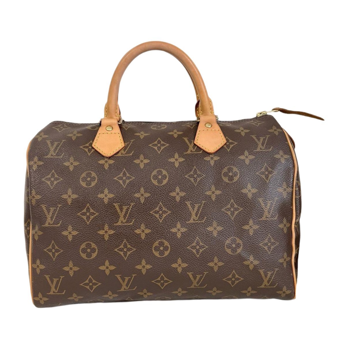 Speedy leather handbag