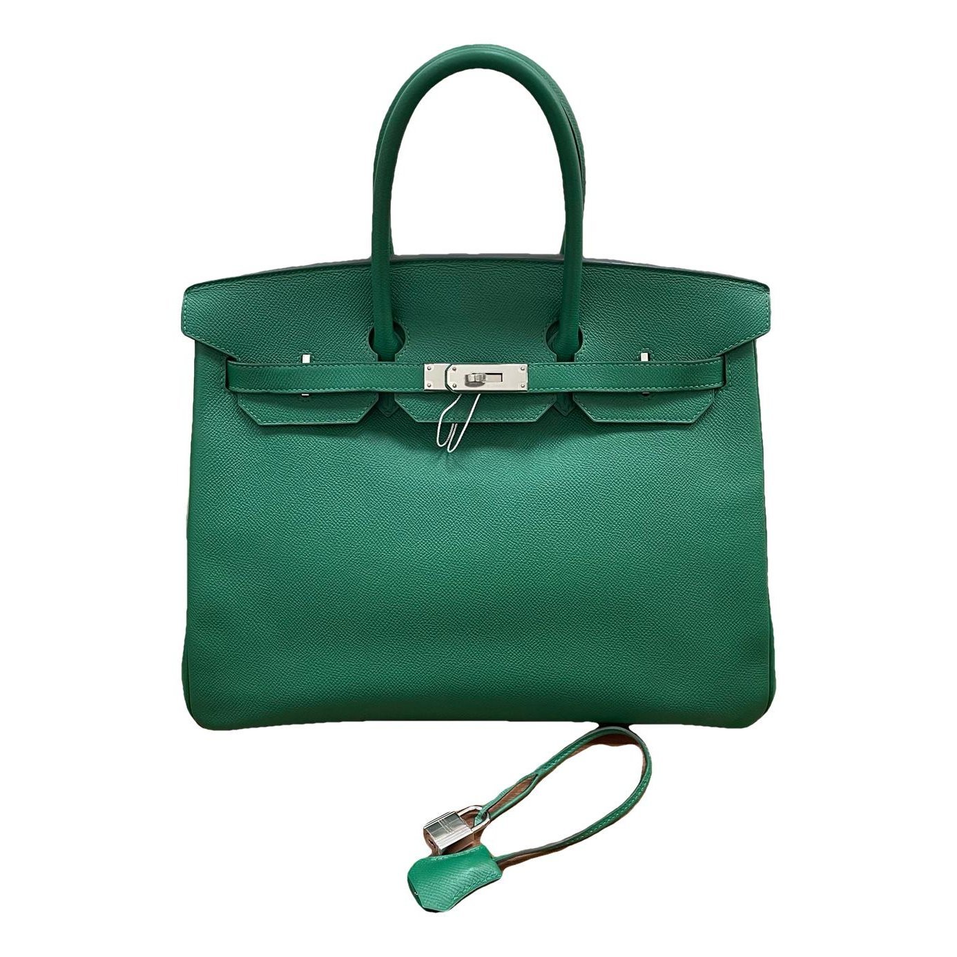 Hermes Birkin 35 Handbag Vert Vertigo Epsom Leather
