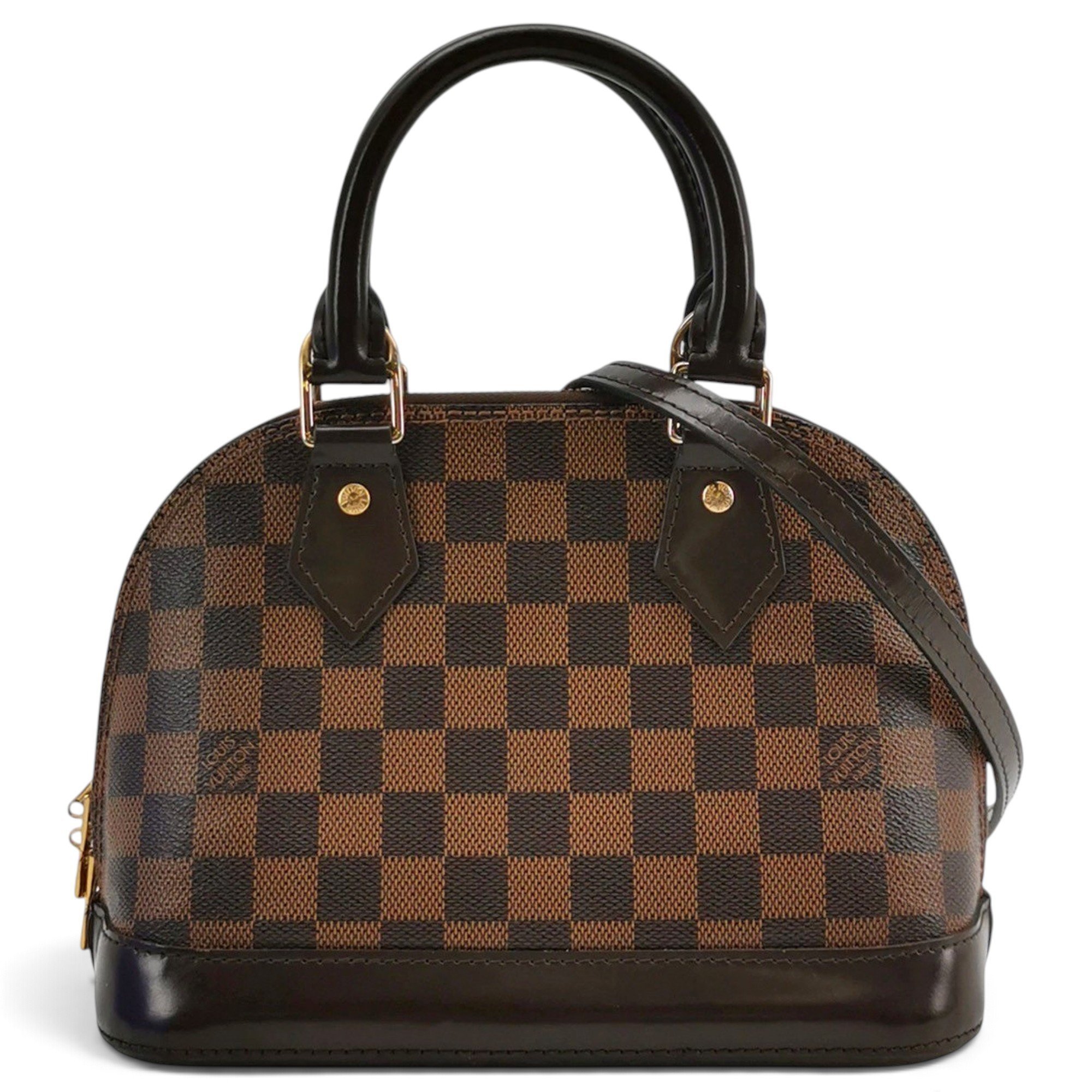Louis Vuitton Alma BB leather handbag