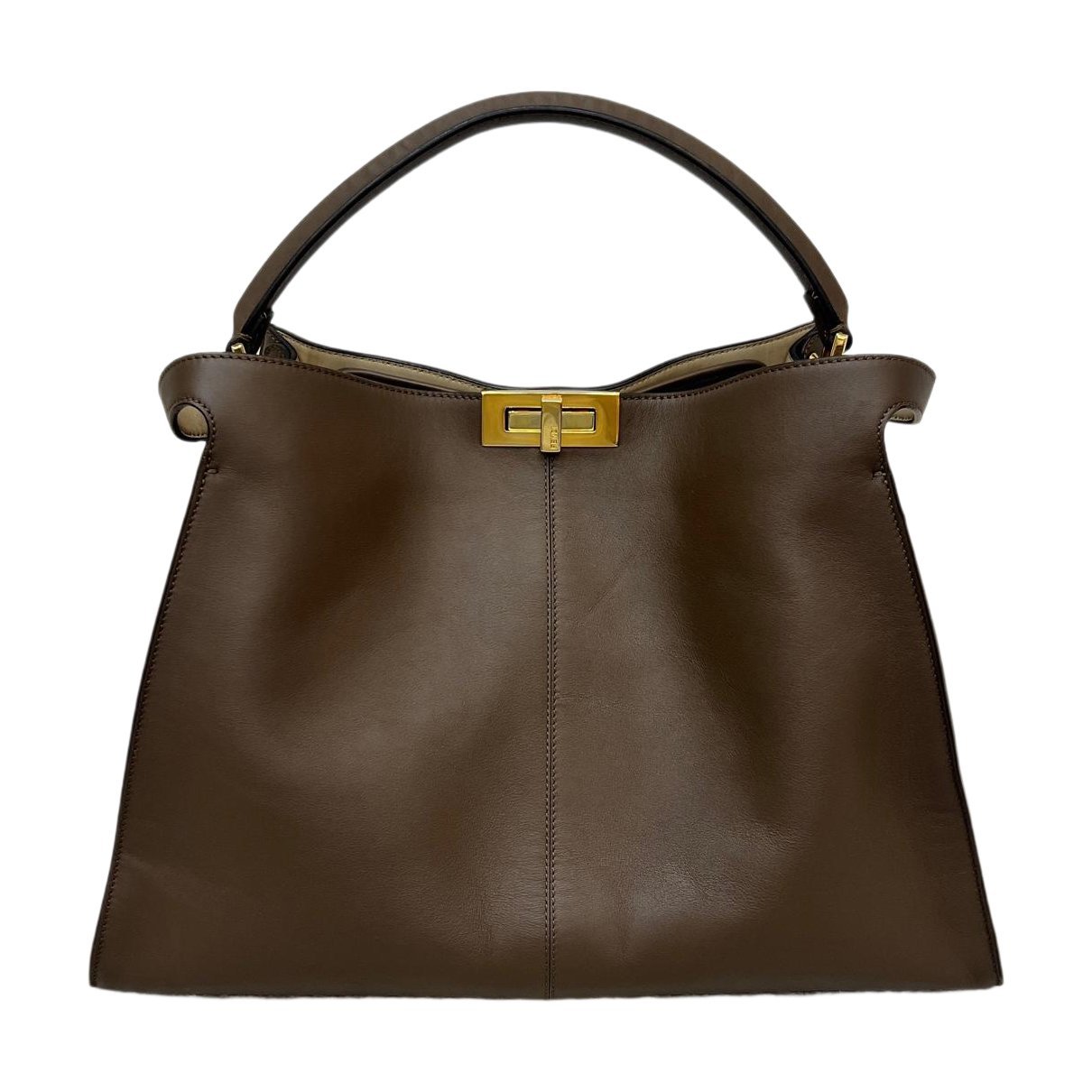 Peekaboo leather handbag