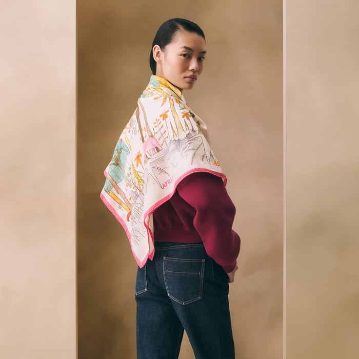Cinq Forets Primaires Shawl 140