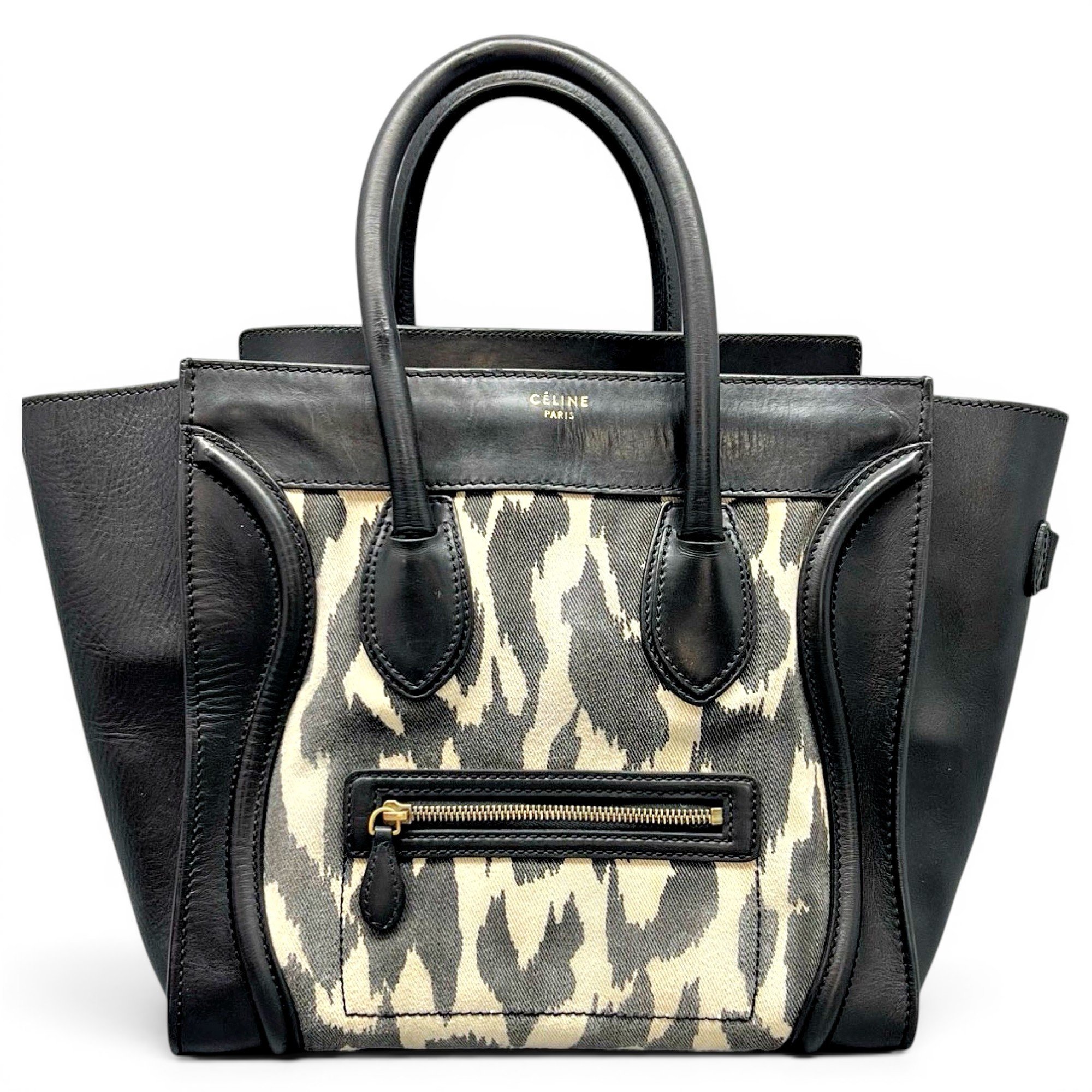 Luggage leather handbag