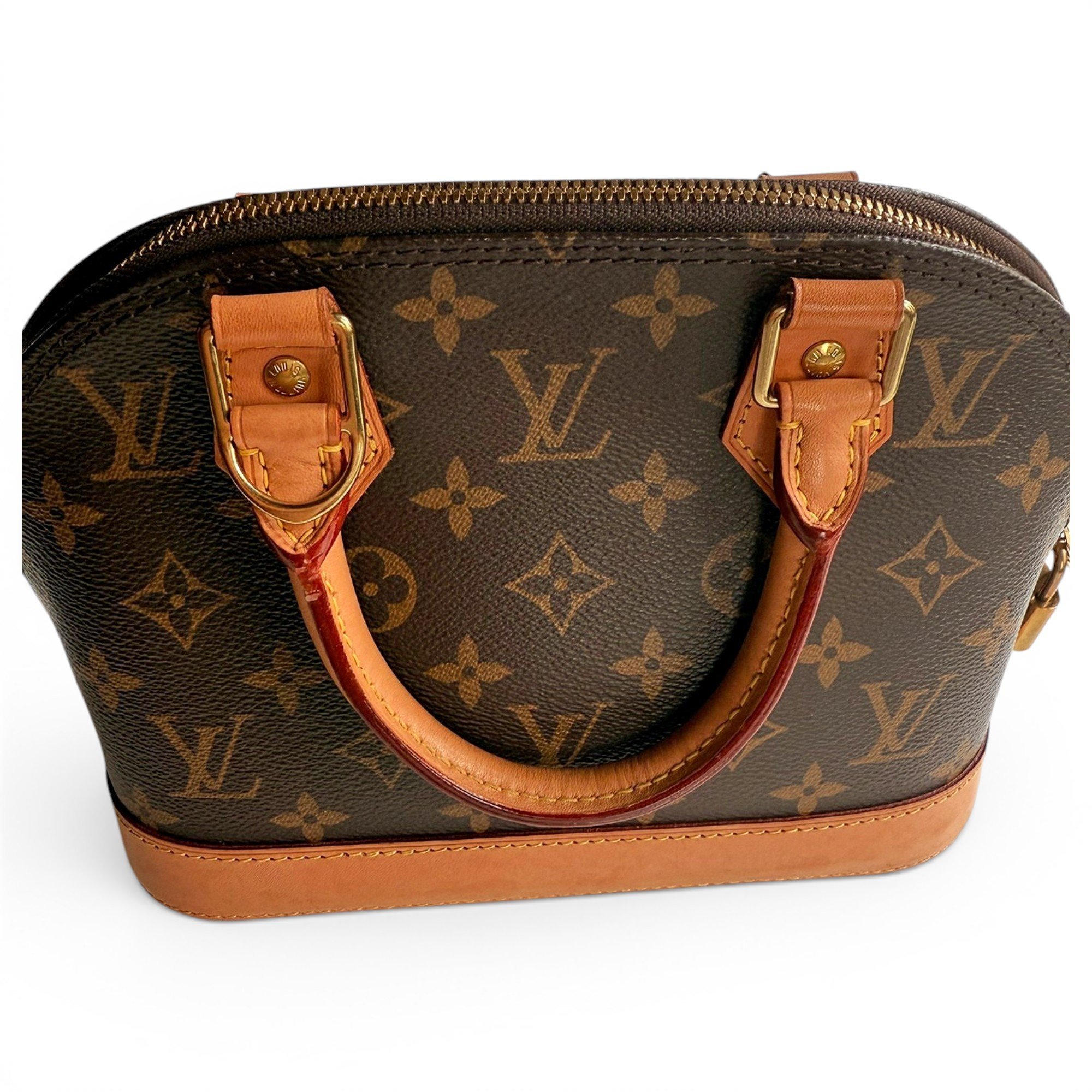 Alma leather handbag