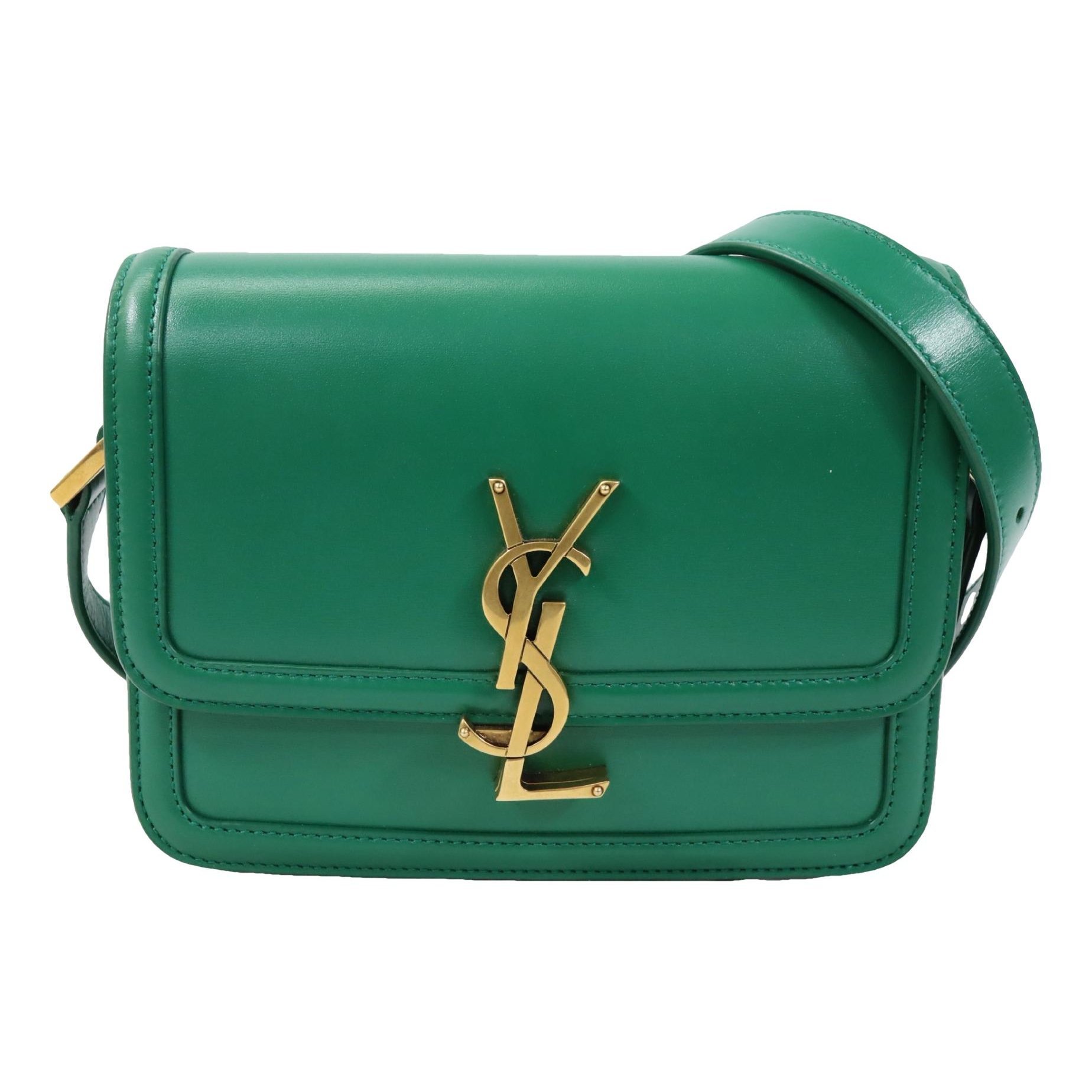 Solférino leather handbag
