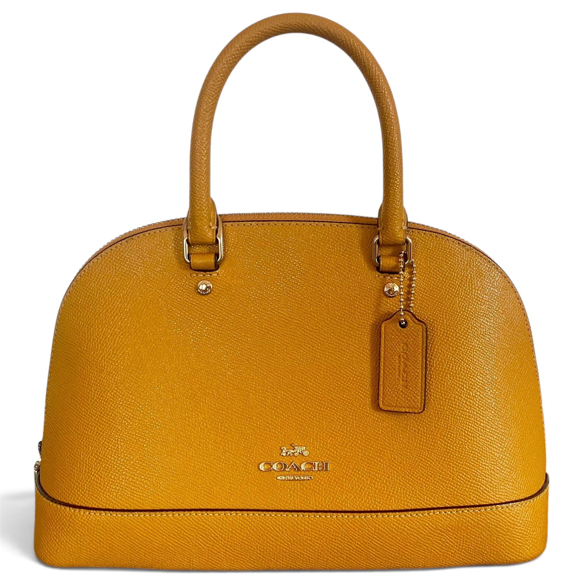 Coach Cartable mini sierra leather crossbody bag
