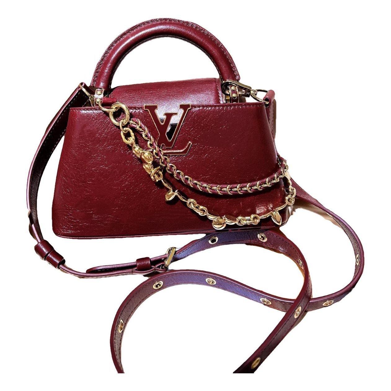 Capucines leather handbag