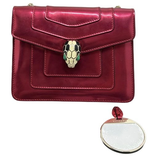 Serpenti patent leather handbag