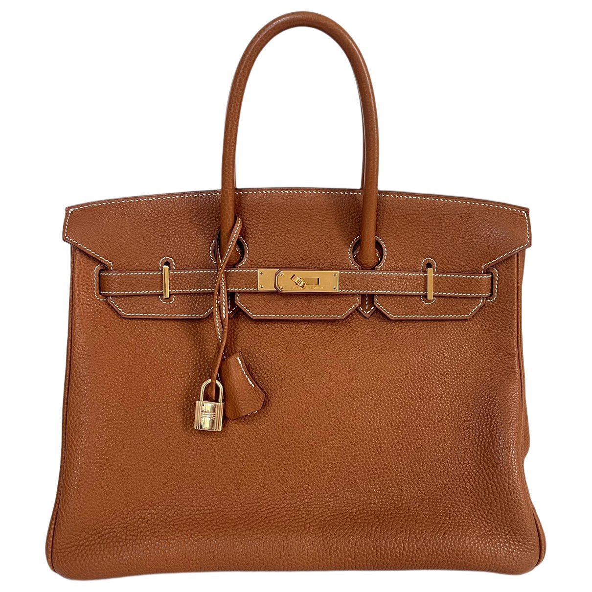 Birkin 35 leather handbag