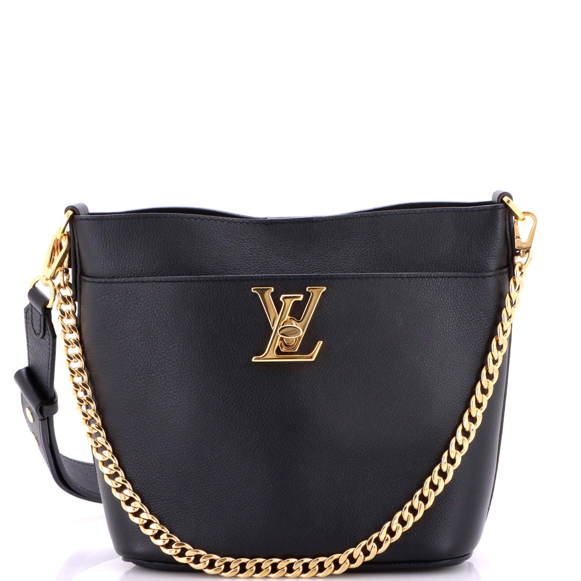 Lock and Walk Bucket Bag Leather