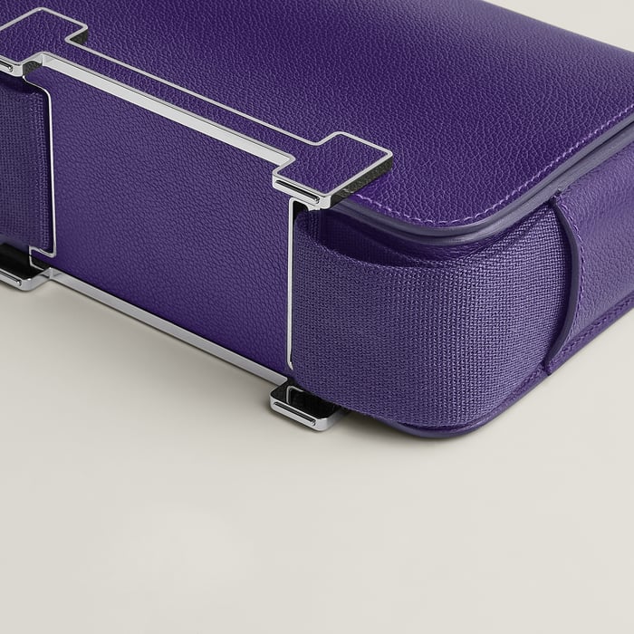Purple Hermès Geta Bag