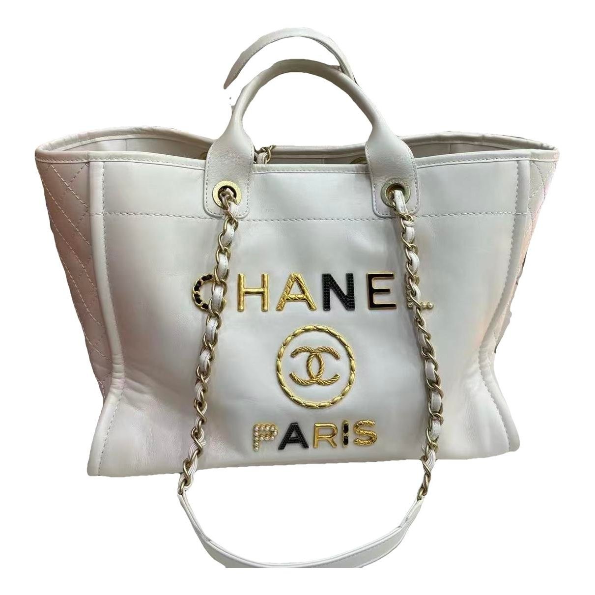 Deauville leather handbag