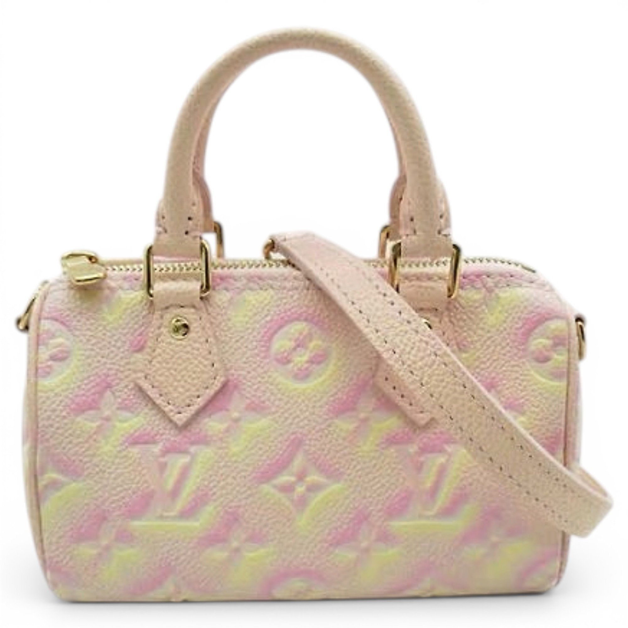 Louis Vuitton Nano Speedy / Mini HL leather handbag