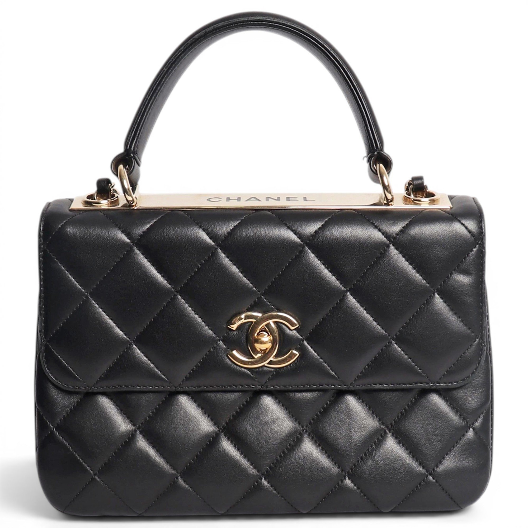 Trendy CC leather bag
