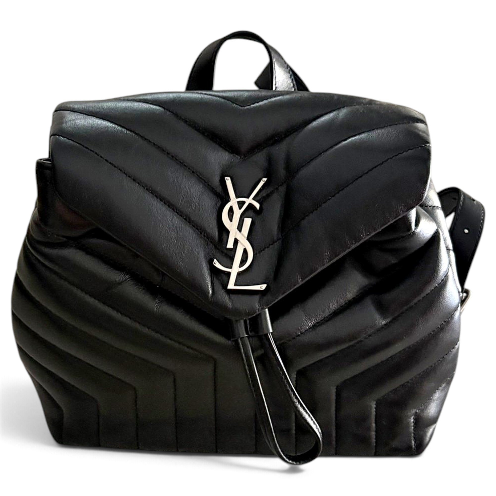 Loulou leather backpack