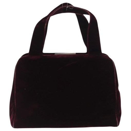 Velvet handbag