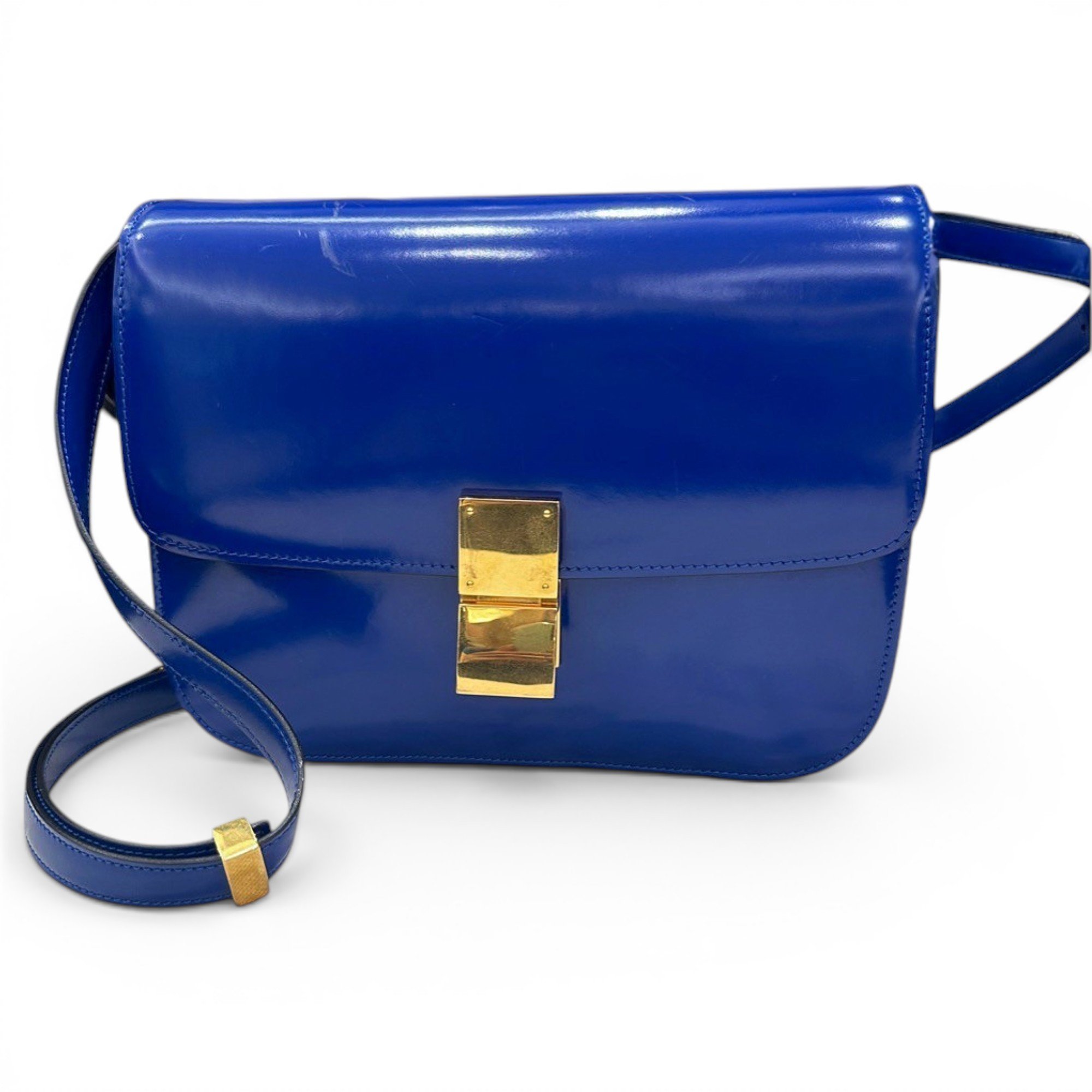 Classic leather crossbody bag