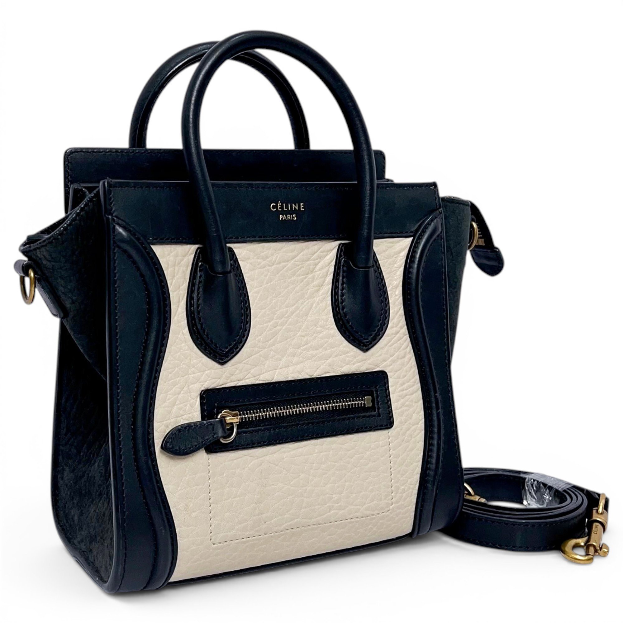 Nano Luggage leather handbag