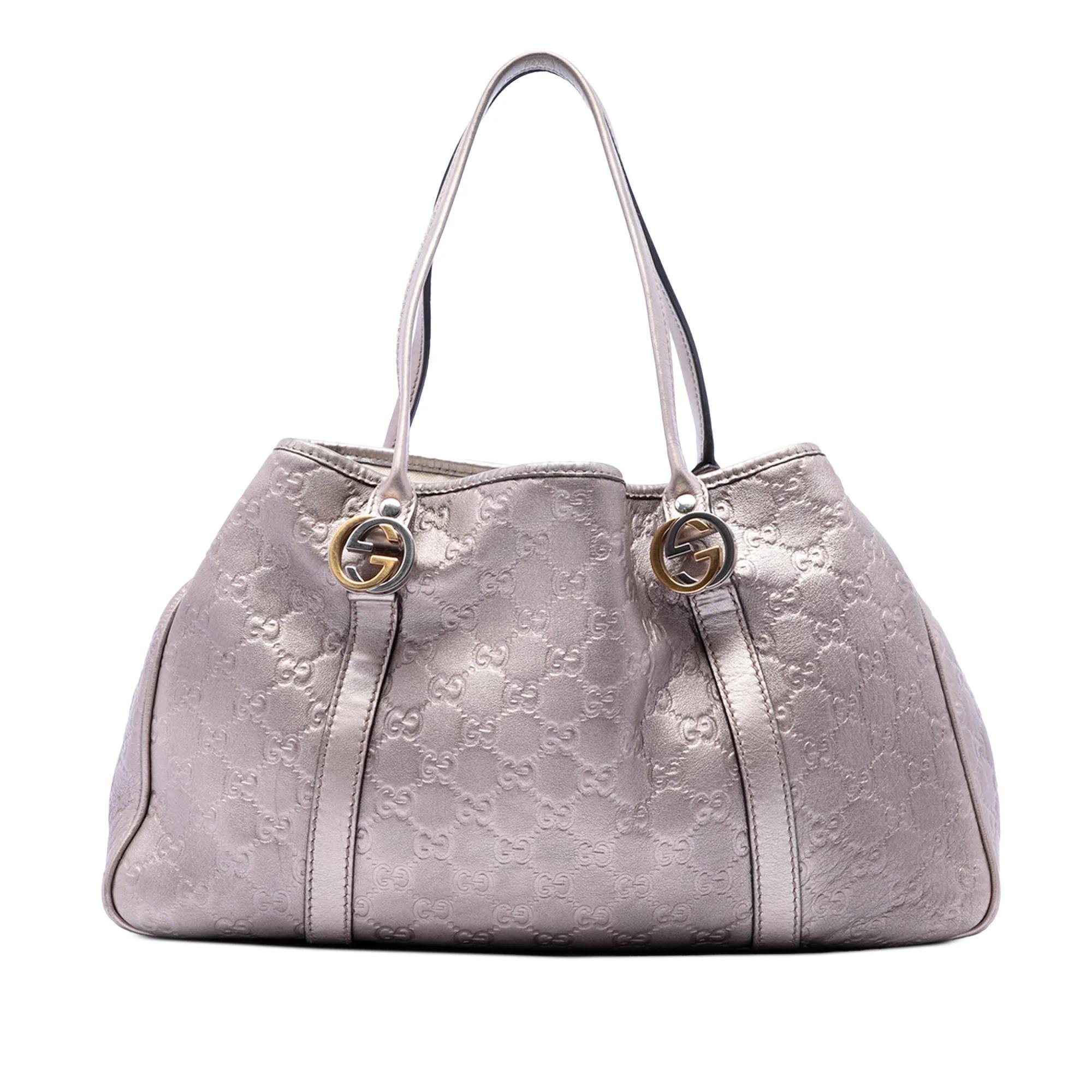 Leather tote