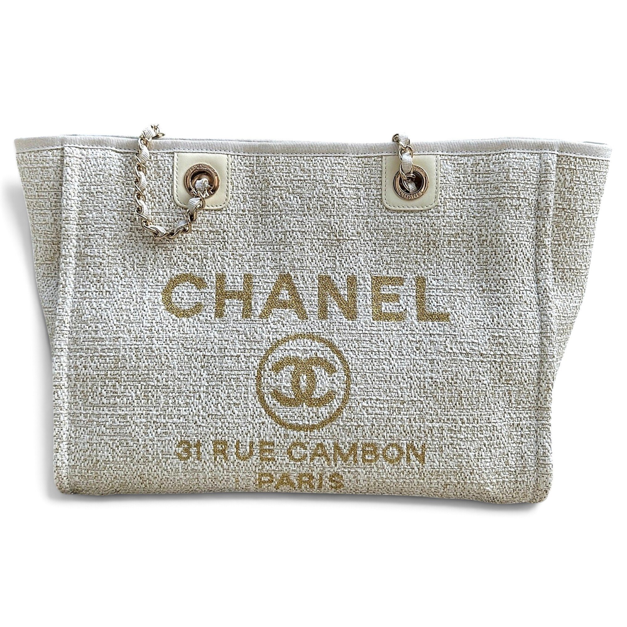 Deauville Chain cloth tote