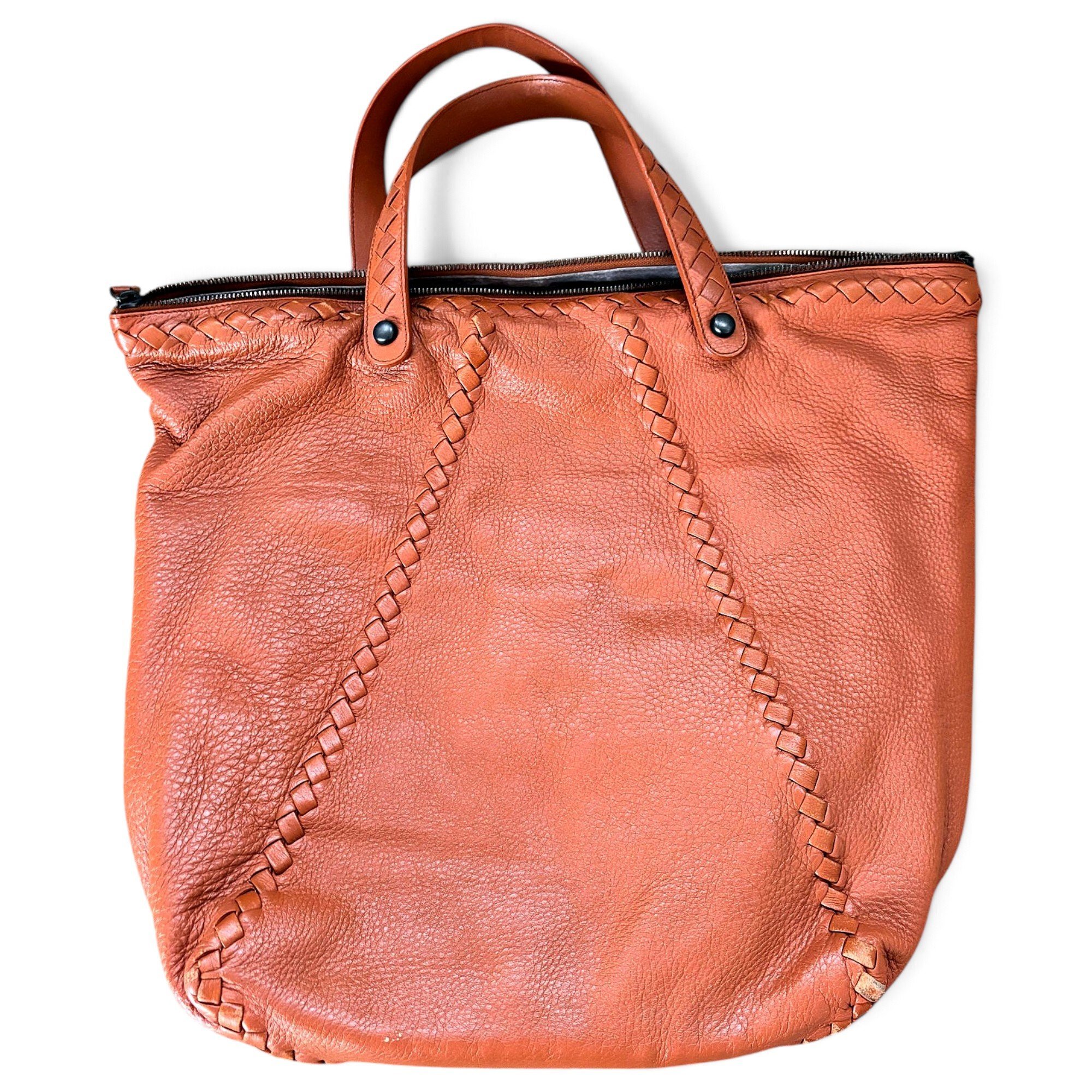 Leather tote