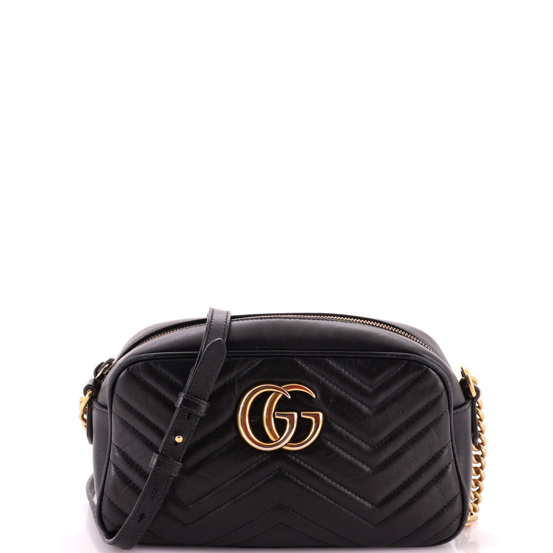 GG Marmont Shoulder Bag Matelasse Leather Small