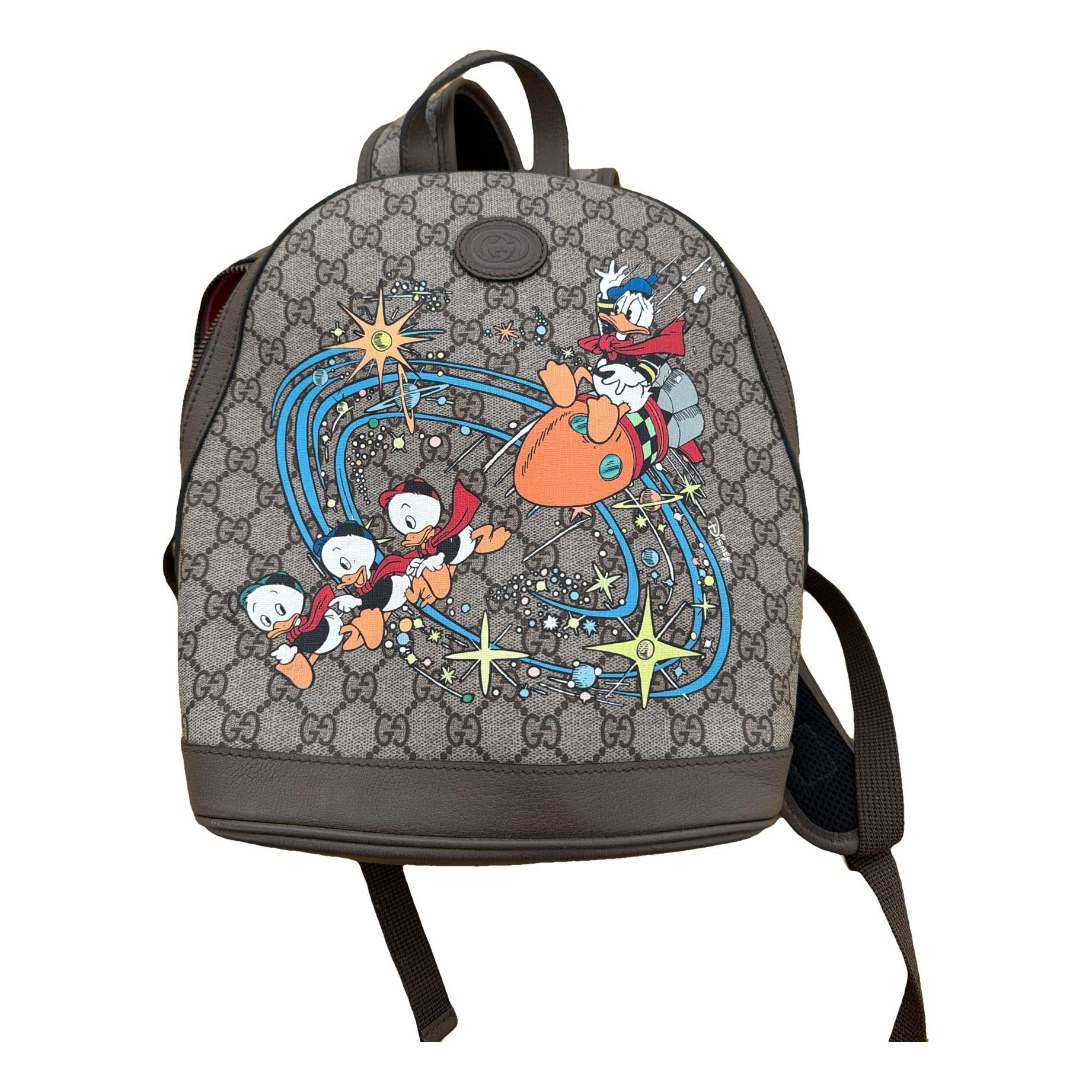 Leather backpack