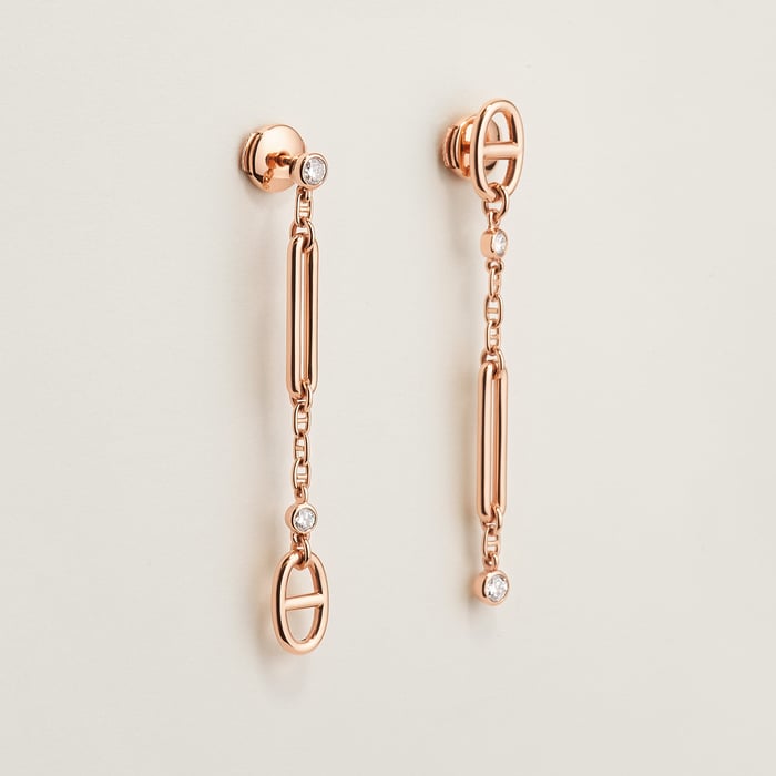 Sans Coloris Chaine d'Ancre Chaos Earrings