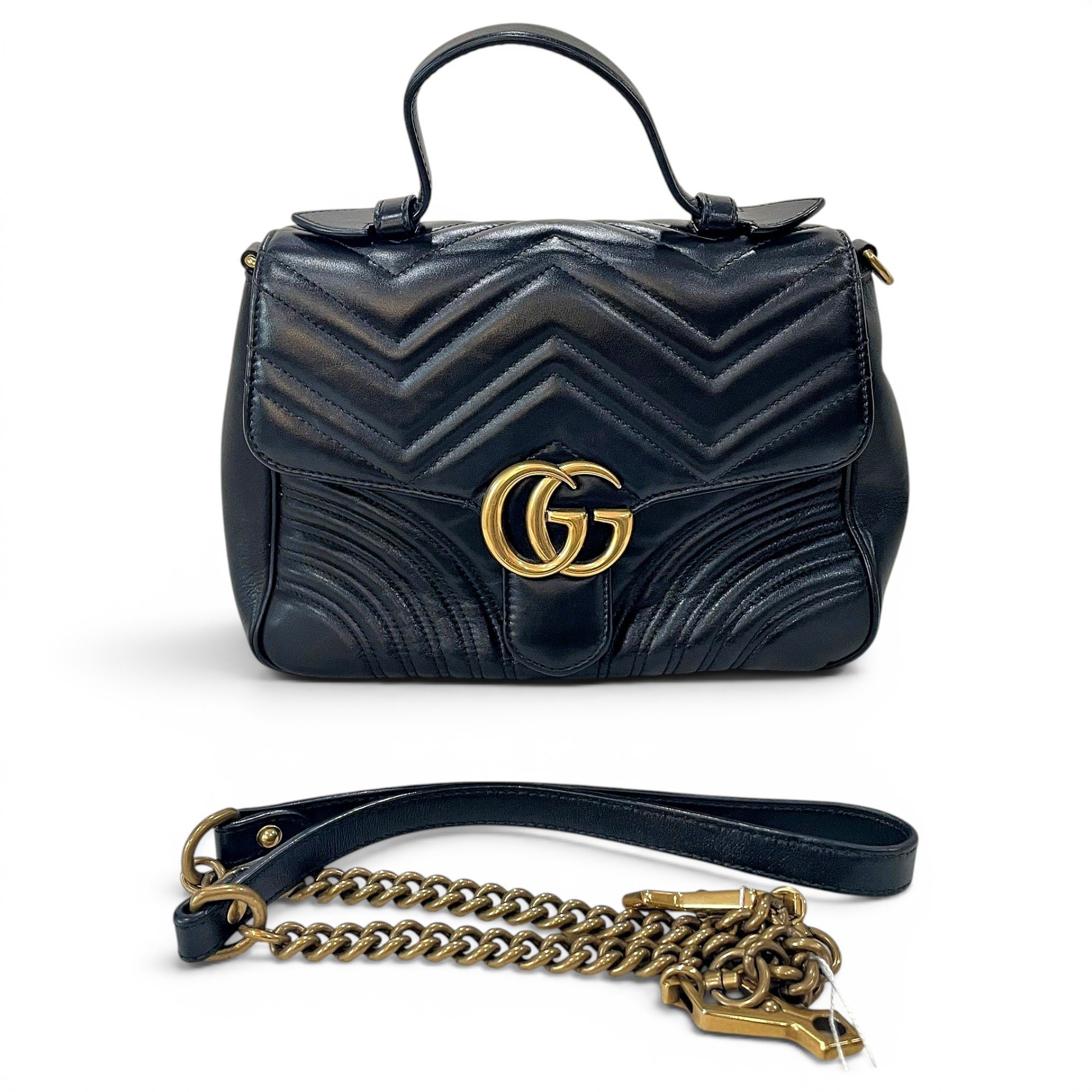 GG Marmont Flap leather handbag