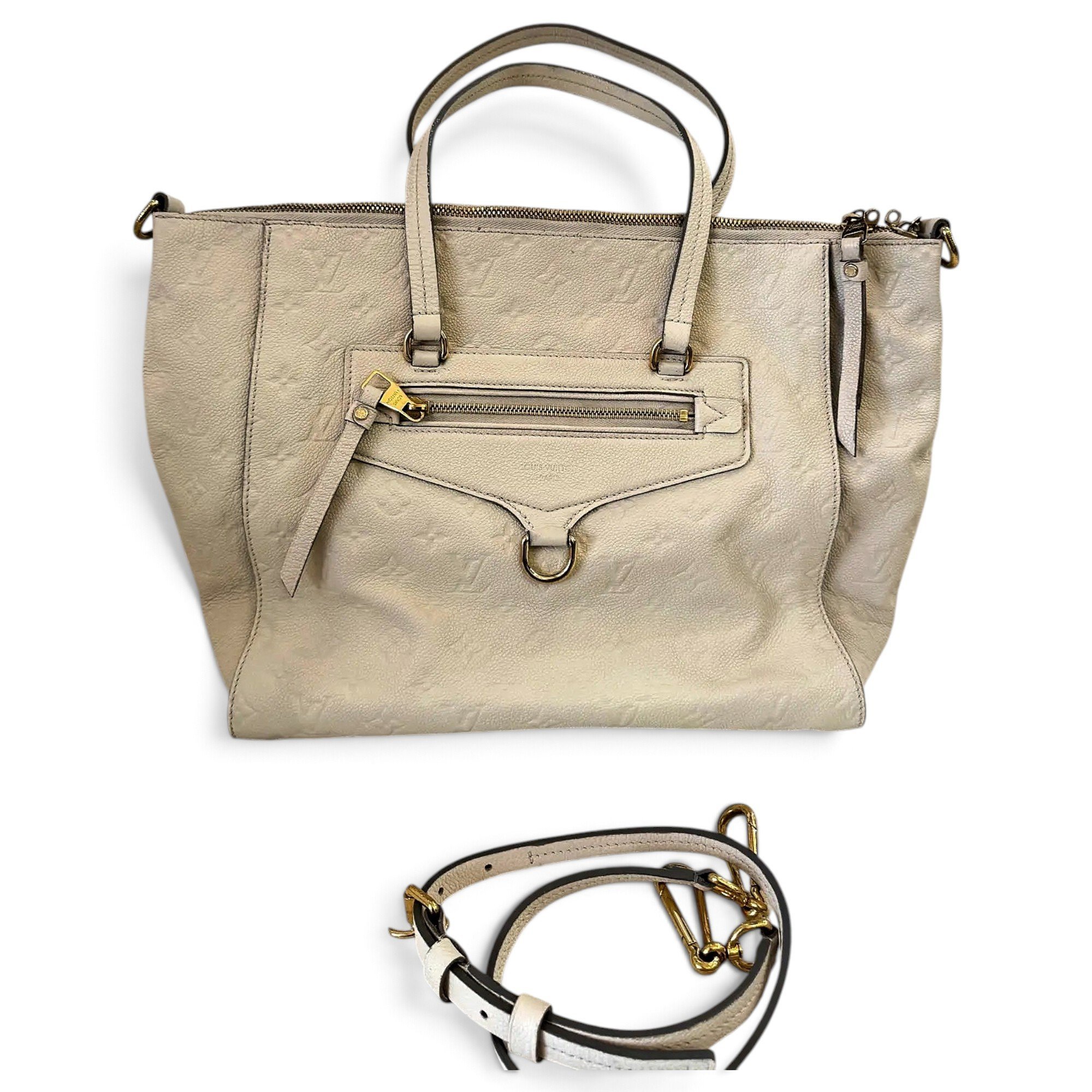 Lumineuse leather crossbody bag