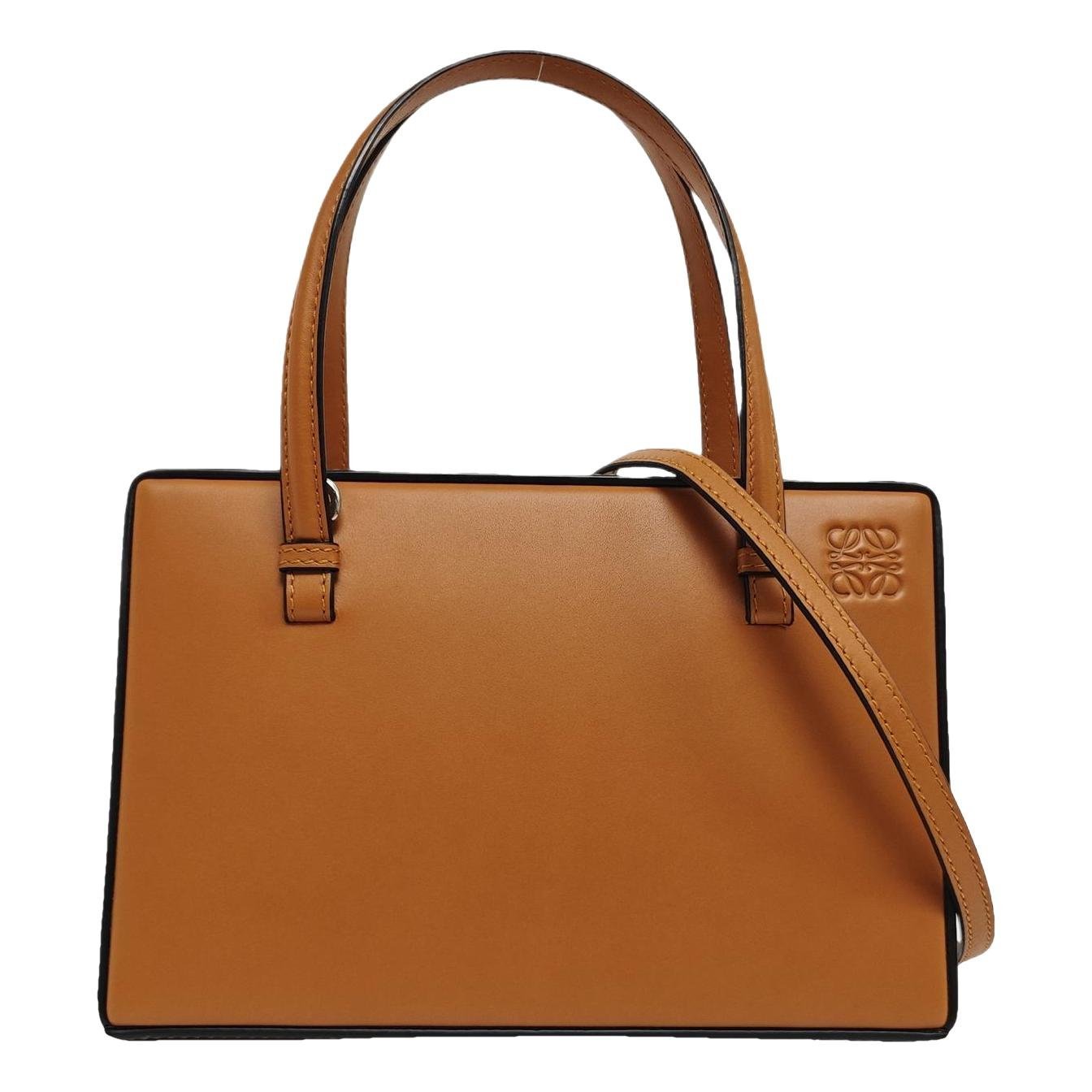 Postal leather crossbody bag