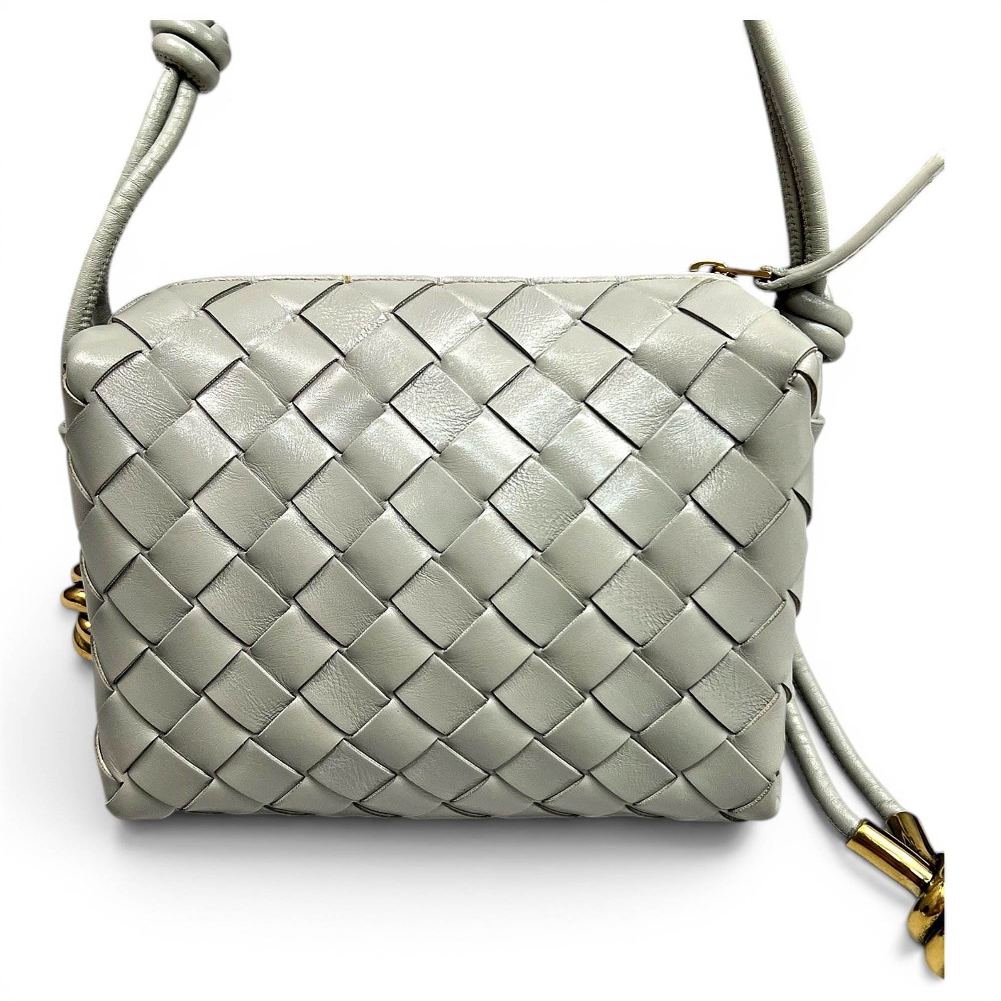 Loop leather crossbody bag