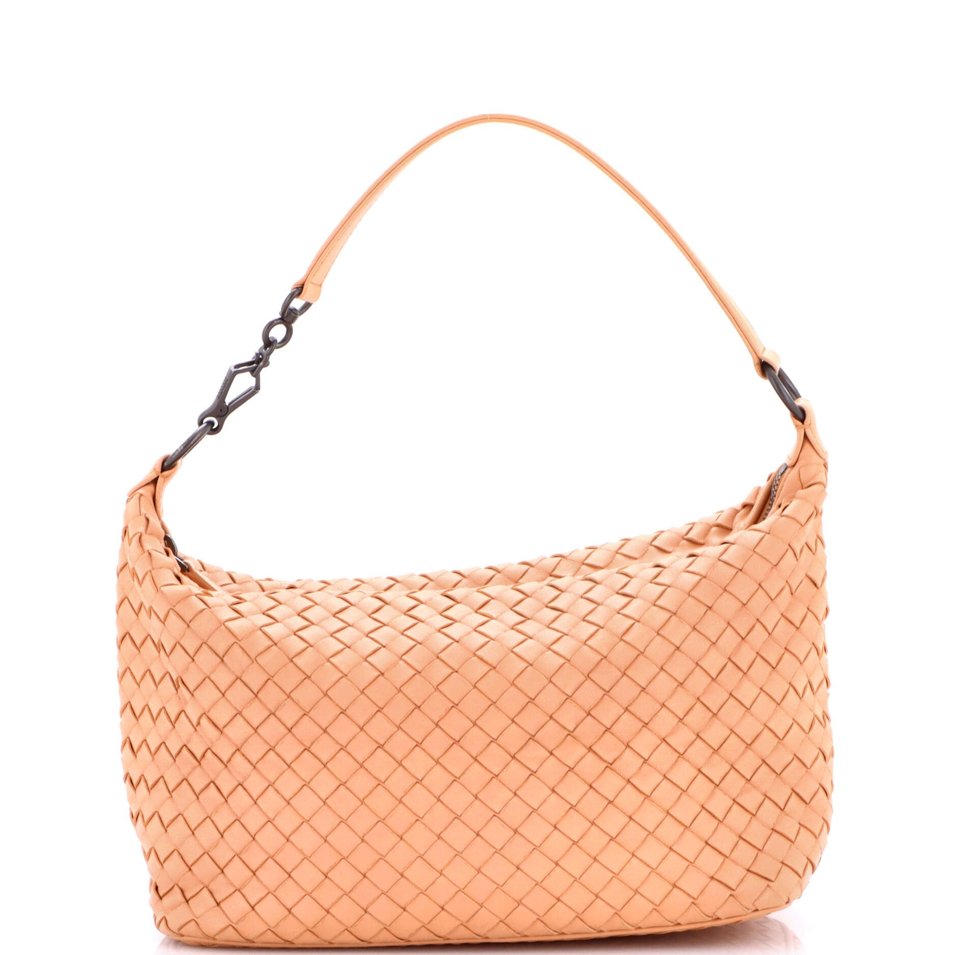 Zip Hobo Intrecciato Nappa Small