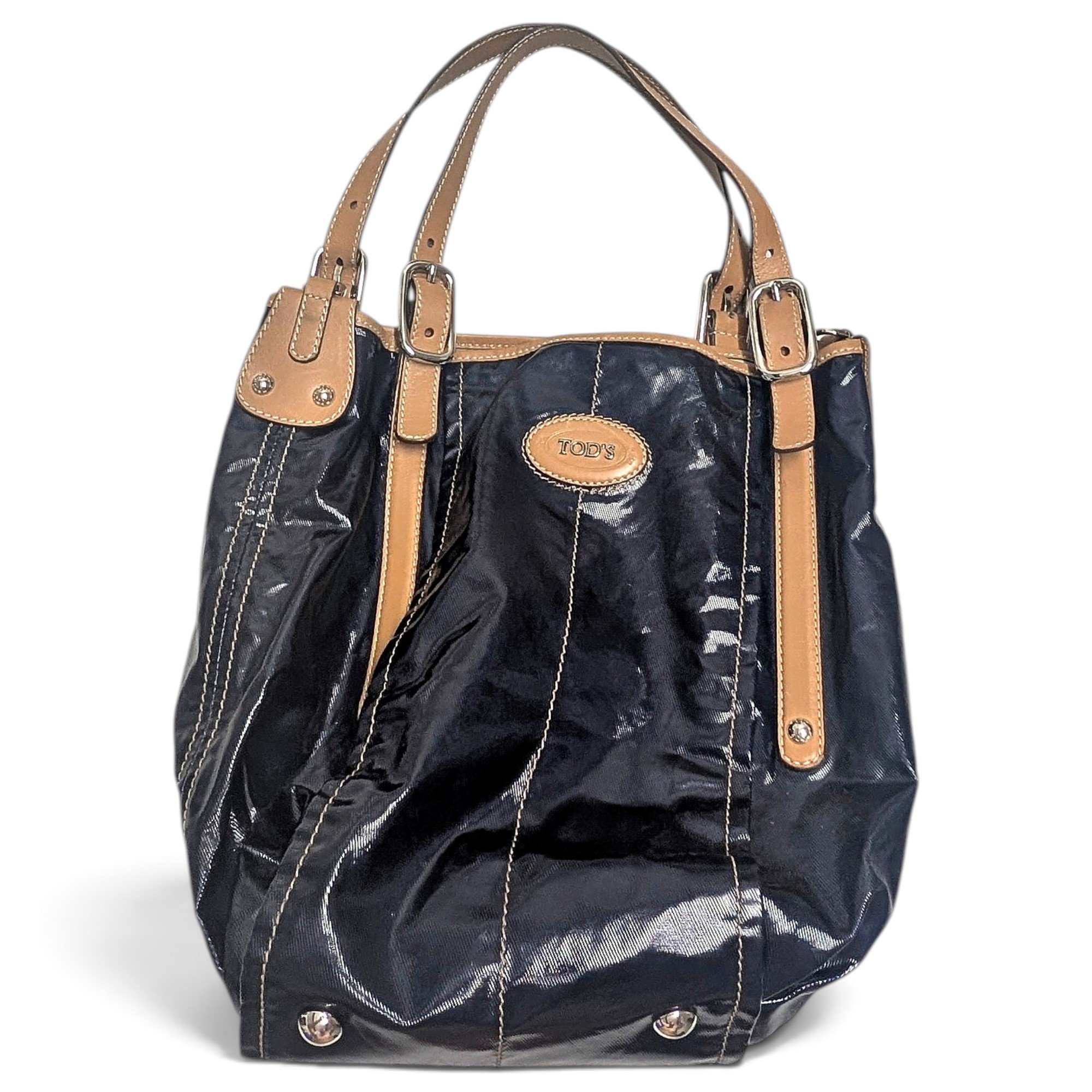 Leather handbag