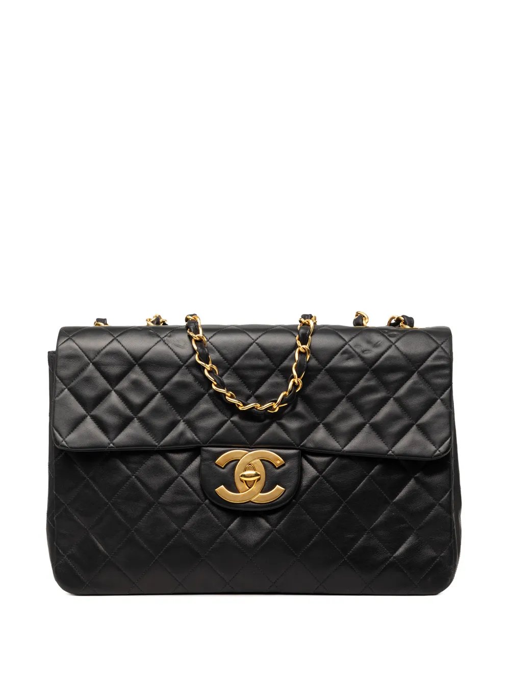 1991-1994 Maxi XL Classic Lambskin Single Flap shoulder bag