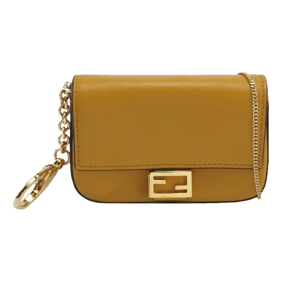 Baguette leather crossbody bag