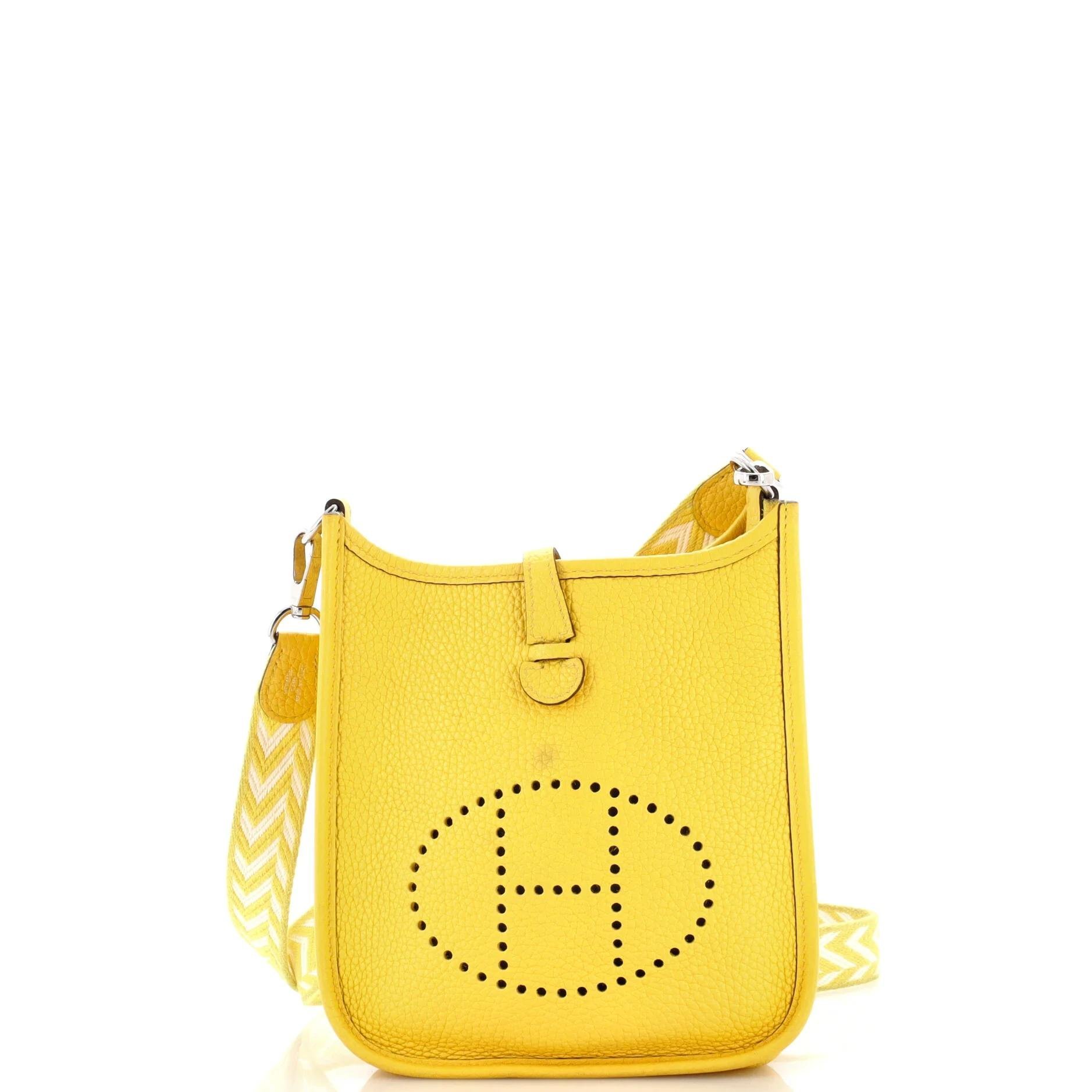 Mini Evelyne leather crossbody bag