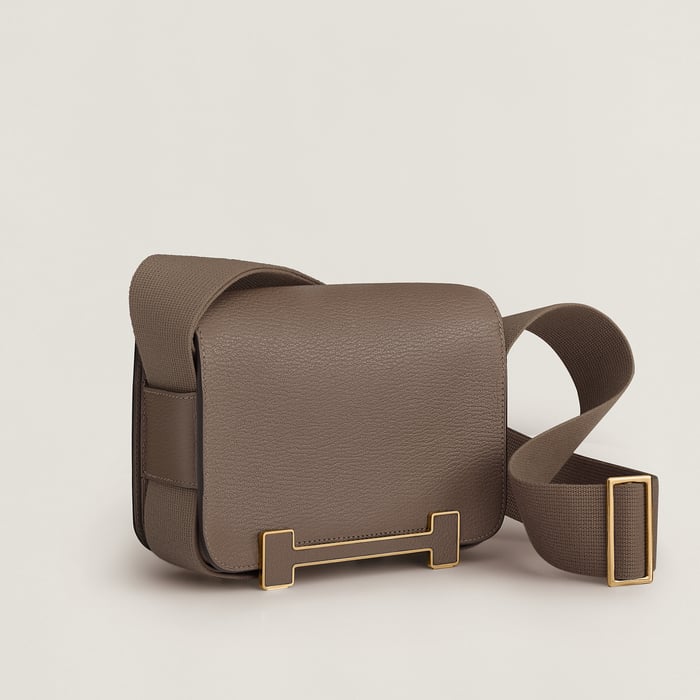 Étoupe Hermès Geta Bag