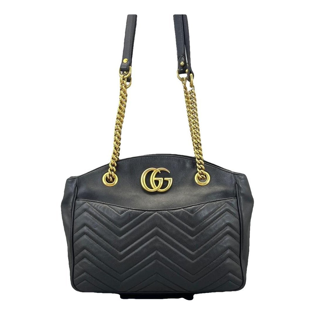 GG Marmont Chain Matelasse leather handbag