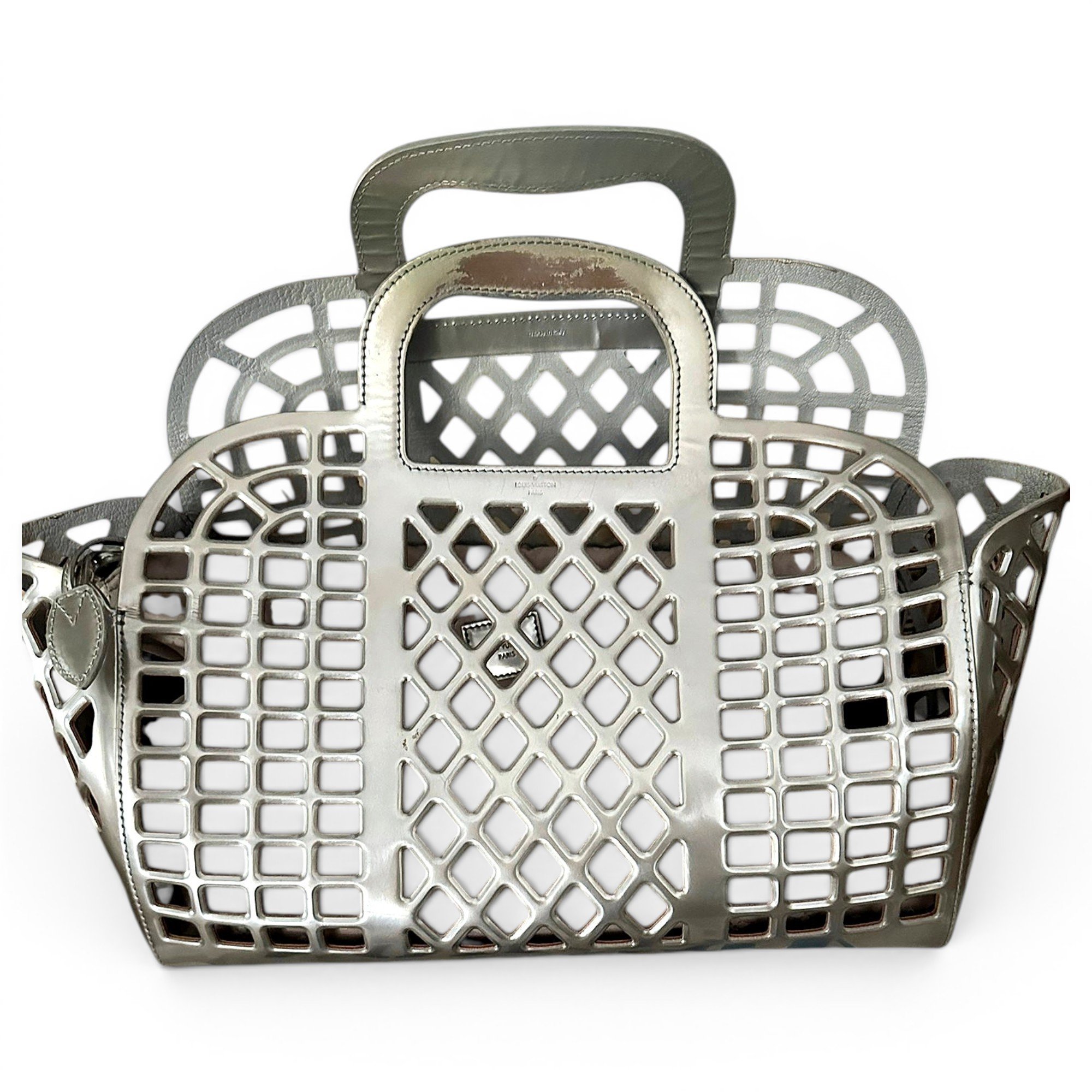 Patent leather handbag