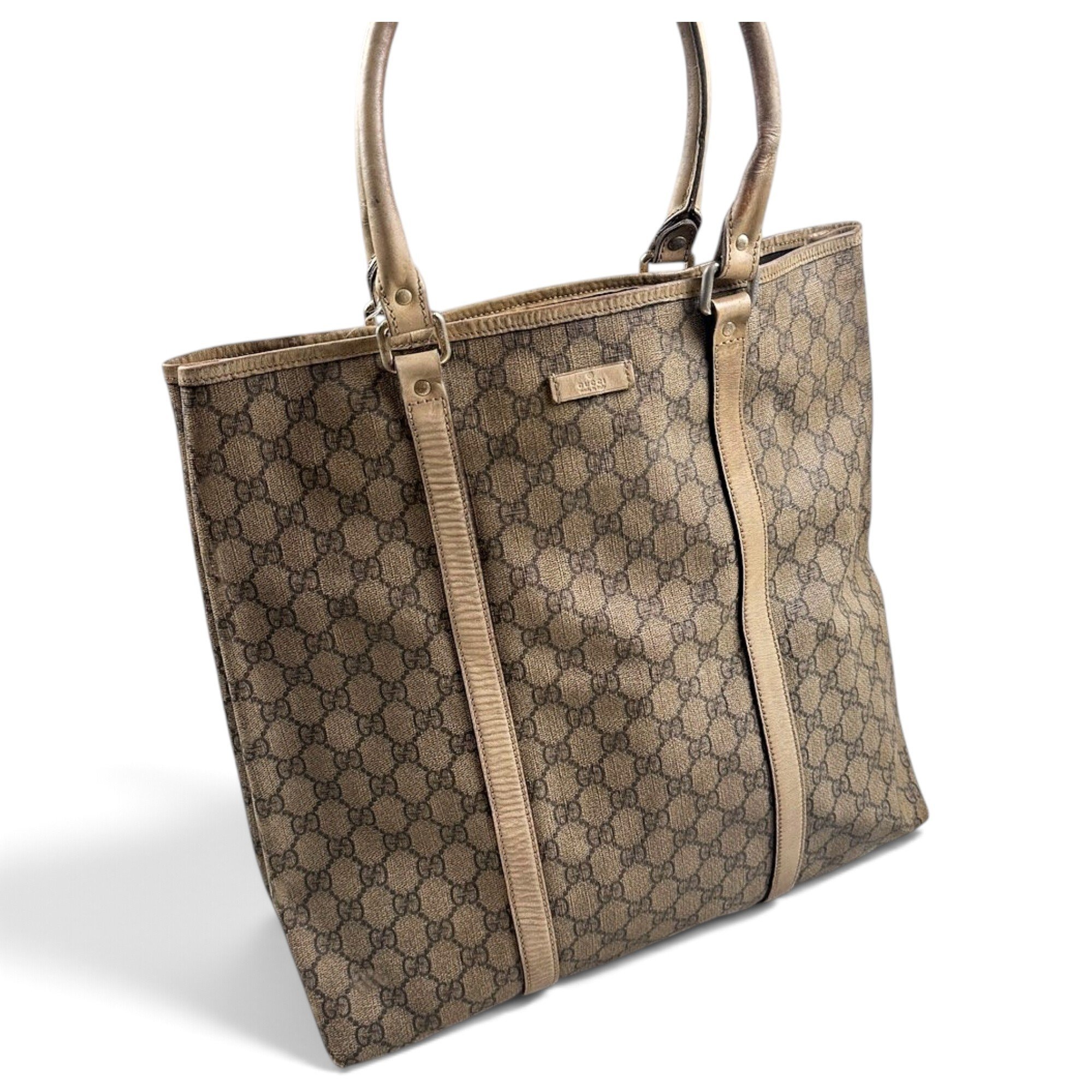 Leather tote